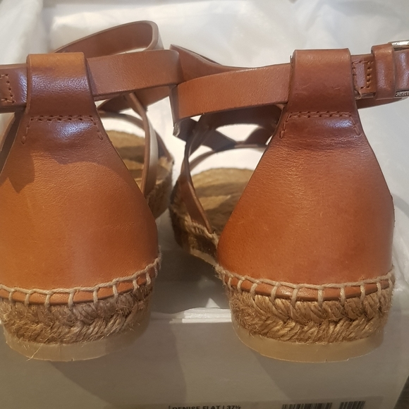 Jimmy Choo Denise Flat Vachetta Espadrille Sandals - Picture 5 of 9